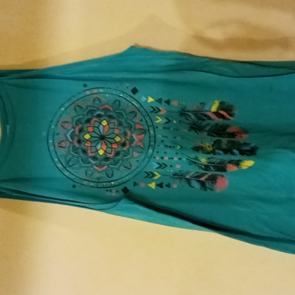 Teal tank top